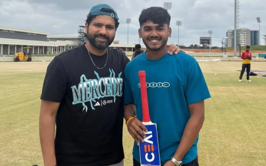Rohit Sharma Makes Ayush Mhatre's Day! Gifts His Bat To CSK Youngster