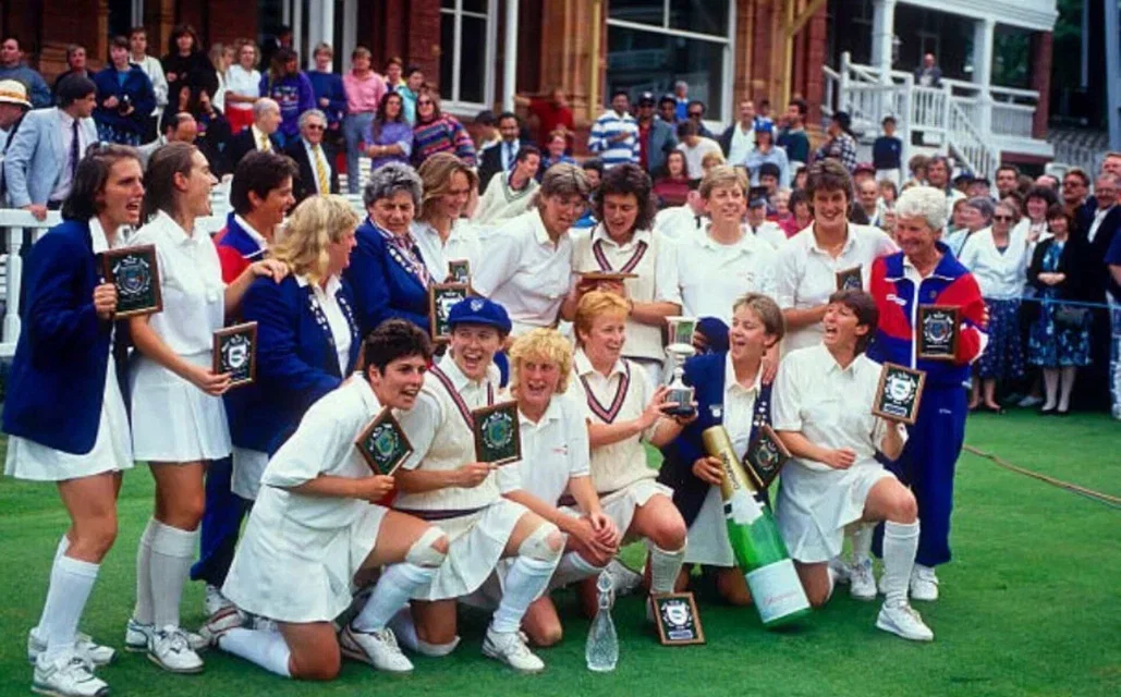 England Women With The 1993 Women's World Cup (Source: @PictureSporting/x.com)