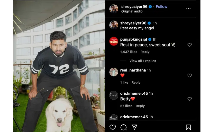 Shreyas Iyer's IG story [Source: @shreyasiyer96/Instagram]