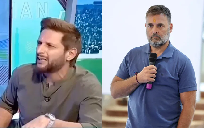 "Modi Plays Muslim-Hindu Card": Afridi Drags Rahul Gandhi Into Asia Cup Handshake Row