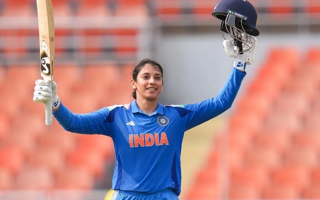 Smriti Mandhana slammed a superb ton [Source: @ImTanujSingh/X]