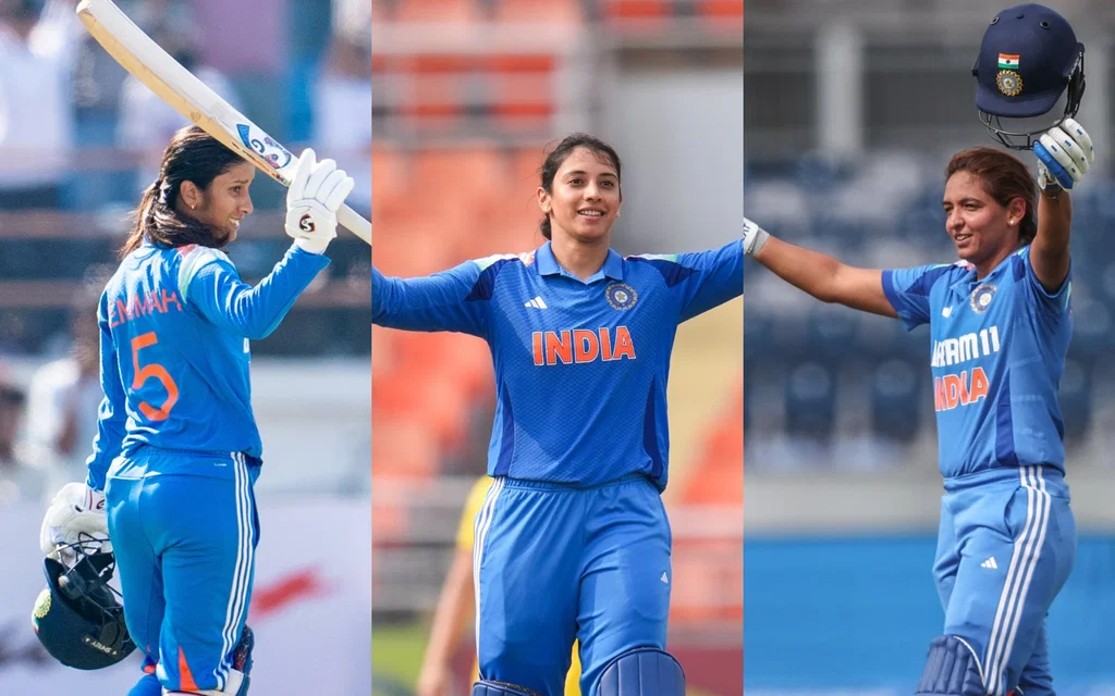 Fastest Centuries for India Women in ODIs. [Source - BCCIWomen/x.com]