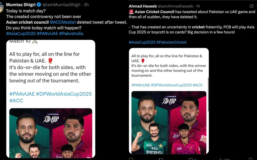 Asia Cup 2025 fans react - (Source : @ScreenGrab/X.com)
