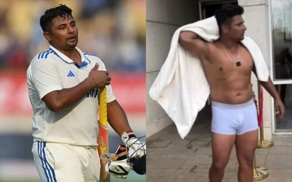 Sarfaraz Khan's fat to fit journey [Source: @nawazalm/X.com]
