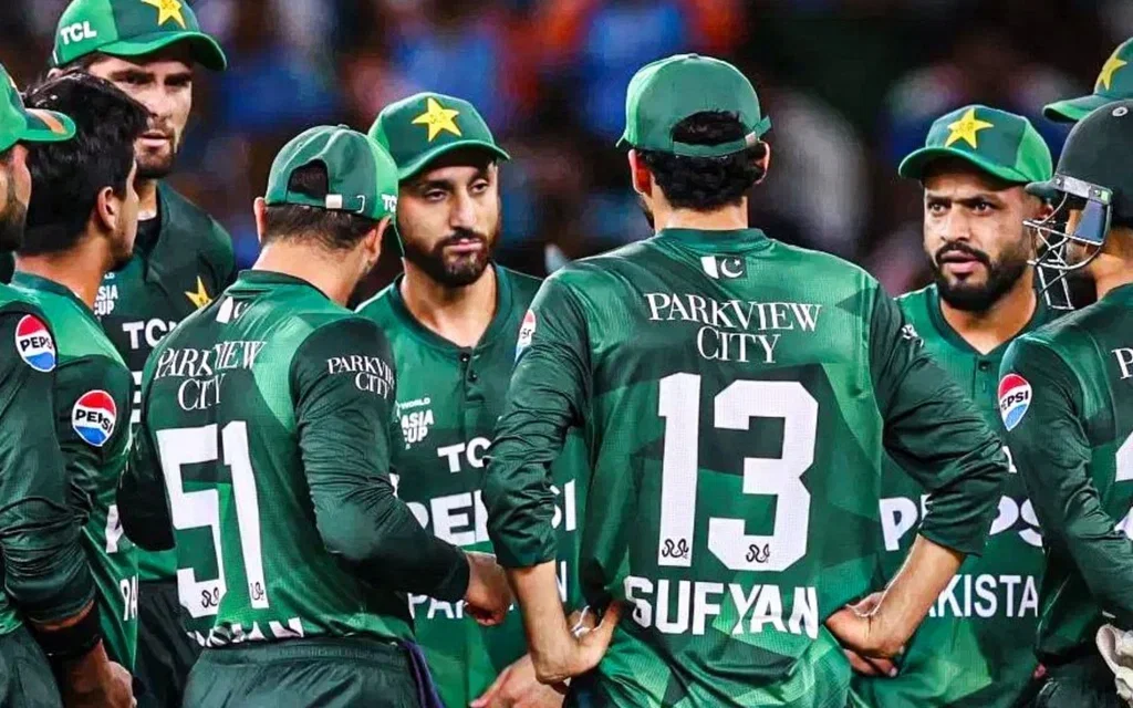 Pakistan Team During A Team Huddle - (Source :@Johns/X.com)