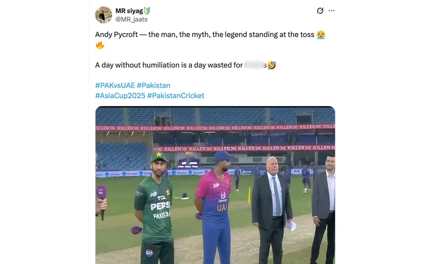 Fan tweet [Source: @MR_jaats/X.com]
