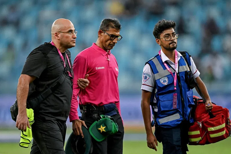 Ruchira Palliyaguruge Injured (Source:@ AFP)