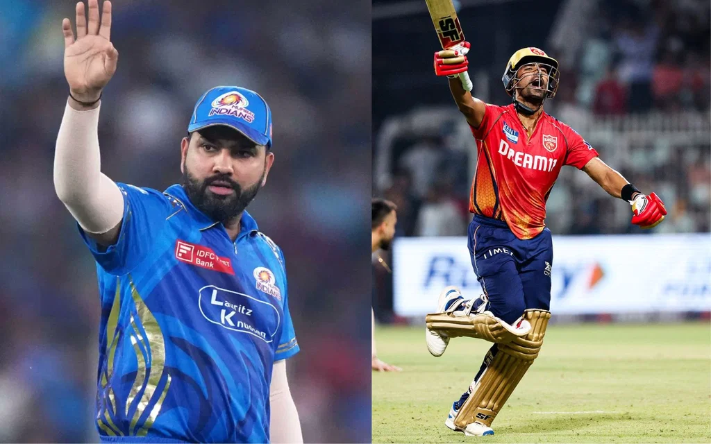 Rohit Sharma and Shashank Singh (Source:@Shashank Singh,x.com)