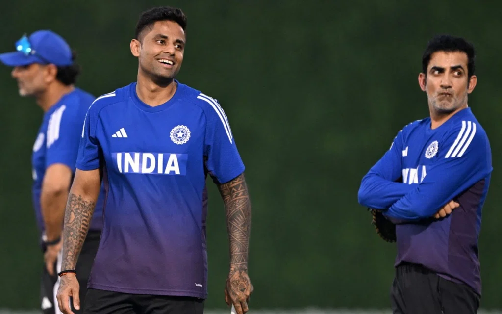 Suryakumar Yadav and Gautam Gambhir (Source: AFP)