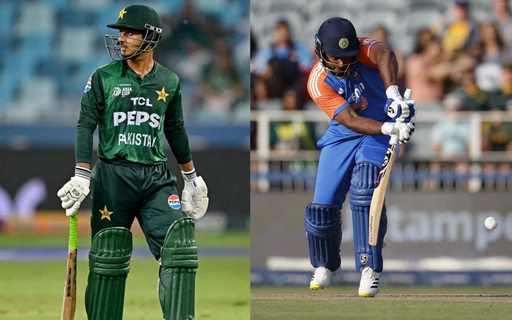Saim Ayub Joins Sanju Samson (Source: AFP)