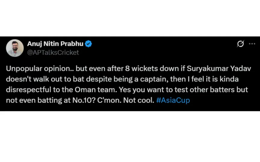 Source: @APTalksCricket/x