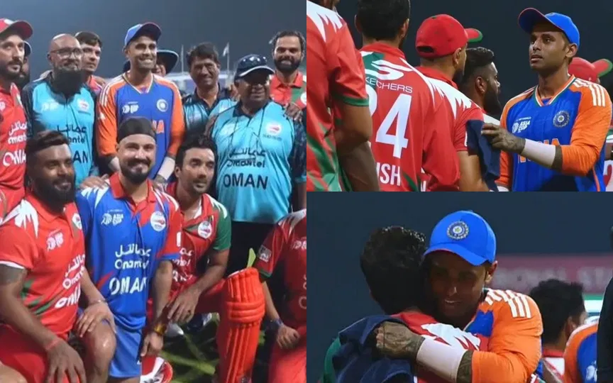 After Pakistan Snub, Suryakumar Yadav Greets Oman; Clicks Pictures With The Squad