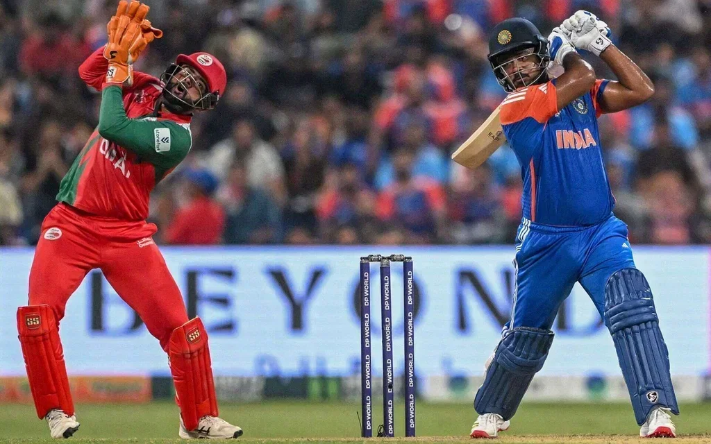Sanju Samson bags three POTM awards [Source: AFP Photos]