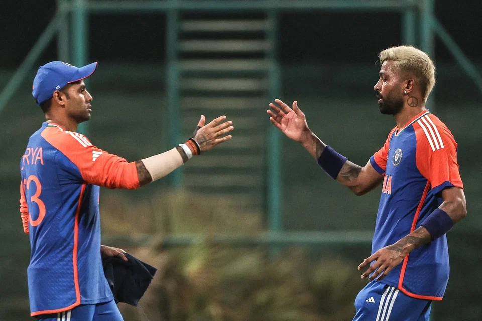 Suryakumar Yadav and Hardik Pandya - (Source : AFP)