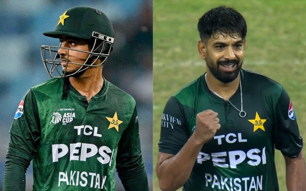 Saim Ayub and Haris Rauf. [Source - @ramz004/x.com]