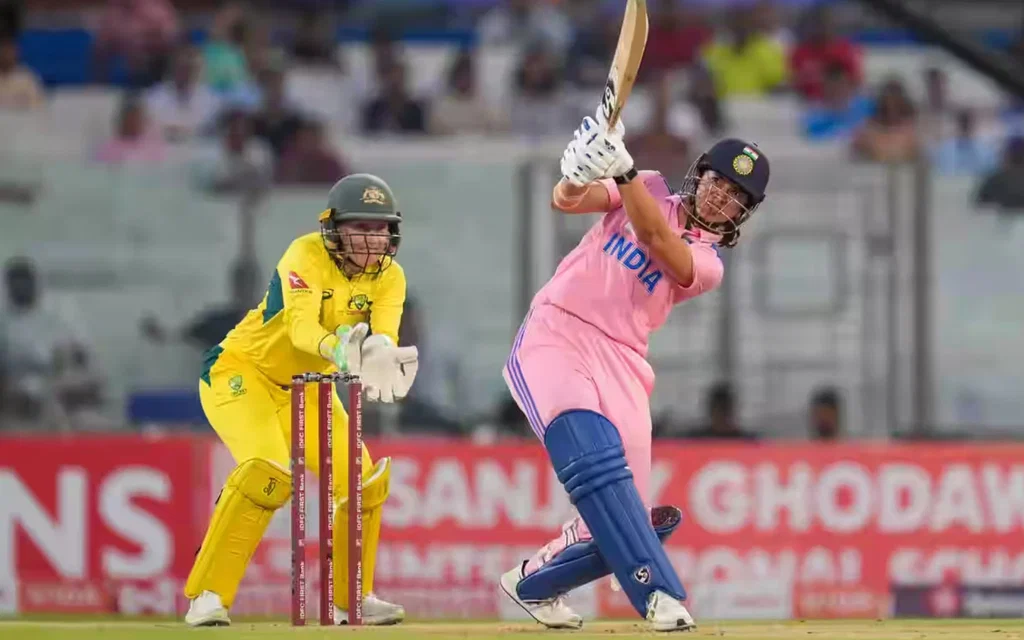 Smriti Mandhana smashed fastest ODI Fifty for India W. [Source - BCCI.Com]