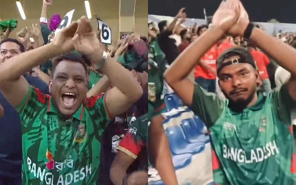 Bangladesh fan celebrate Asia Cup win vs Sri Lanka with nagin dance [Source: @CricCrazyJohns, @Criclovers554/X.com]