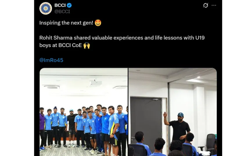 BCCI's post [Source: @BCCI/X.com]