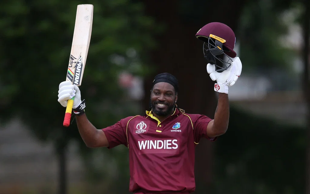 Umpire Stops Gayle To Bat In 2016 (Source: @windiescricket/x.com)