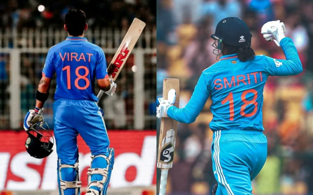 Smriti Mandhana following Virat Kohli's pursuit in ODI cricket [Source: @Shebas_10dulkar/X.com]