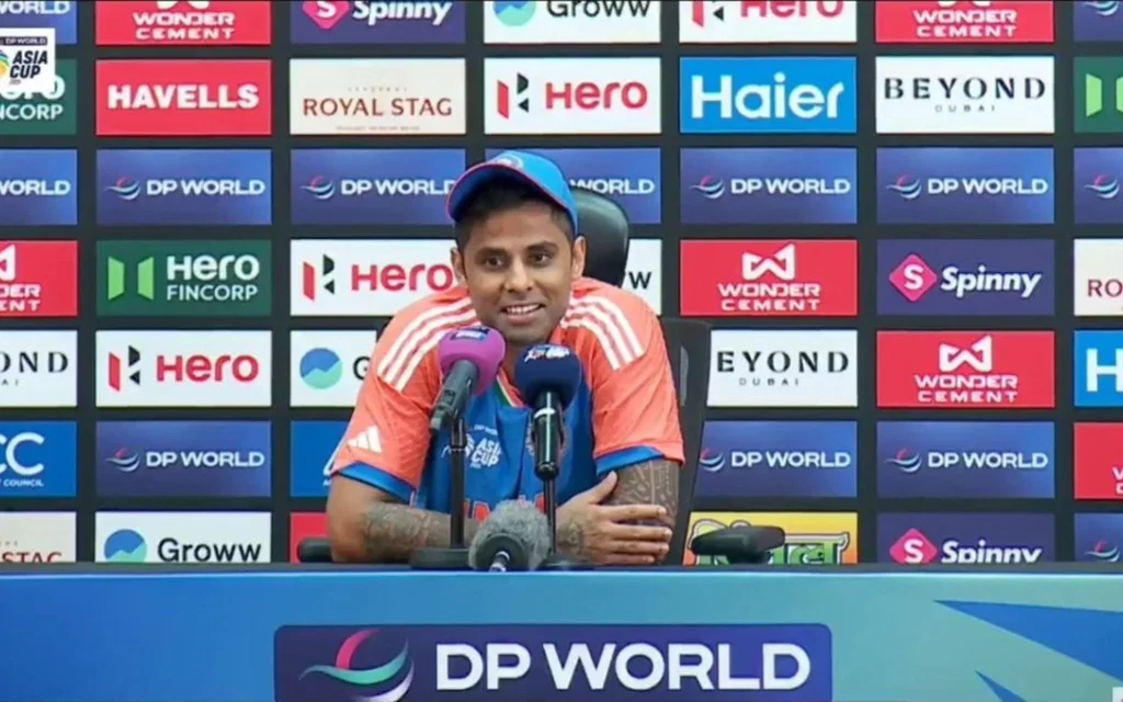 Suryakumar Yadav's Bold Take On India-Pakistan Rivalry (Source: @mufaddal_vohra/x.com)