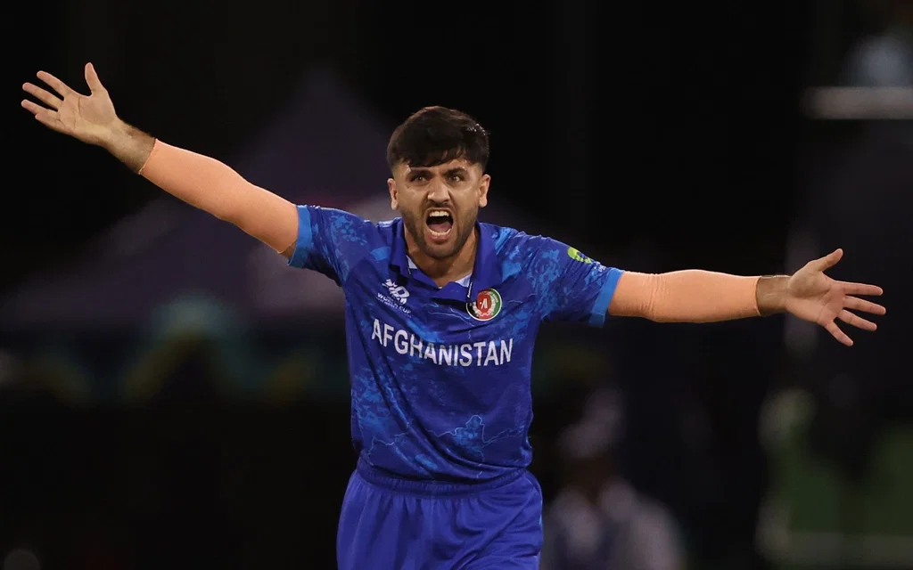 Fazalhaq Farooqi's Fifer (Source: @CricCrazyJohns/x.com)