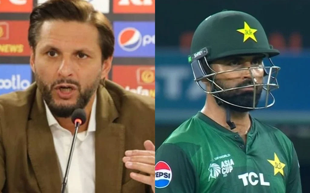 Shahid Afridi and Fakhar Zaman [Source: @CallMeSheri1_, @RayhamUnplugged/x.com]