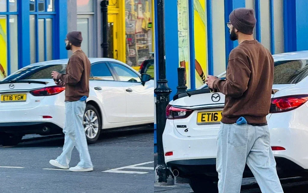 Virat Kohli rocks casual swagger [Source: @ImTanujSingh/X.com]