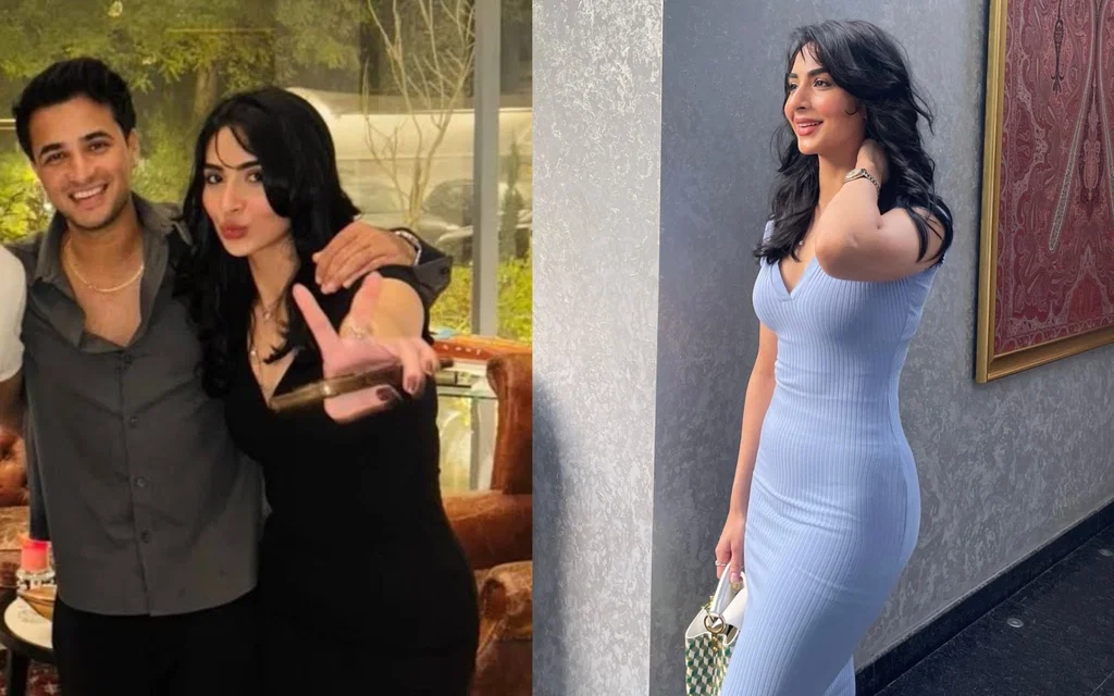 Abhishek Sharma's roumoured girlfriend Laila Faisal (X.com/@Worryna_&laila.faisall)