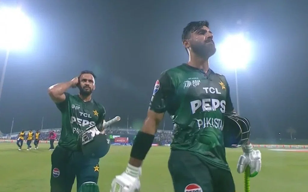 Pakistan pipped Sri Lanka in Asia Cup 2025 [Source: @CallMeSheri1_/x]