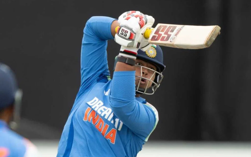 Vaibhav Suryavanshi in Youth ODI against Australia [Source: @Saabir_Saabu01/X]