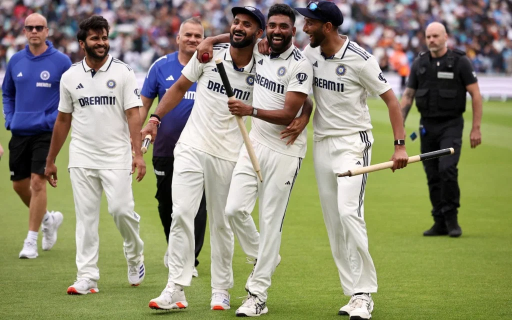 Prasidh Krishna gets hit on his head vs Australia A (Source: AFP)