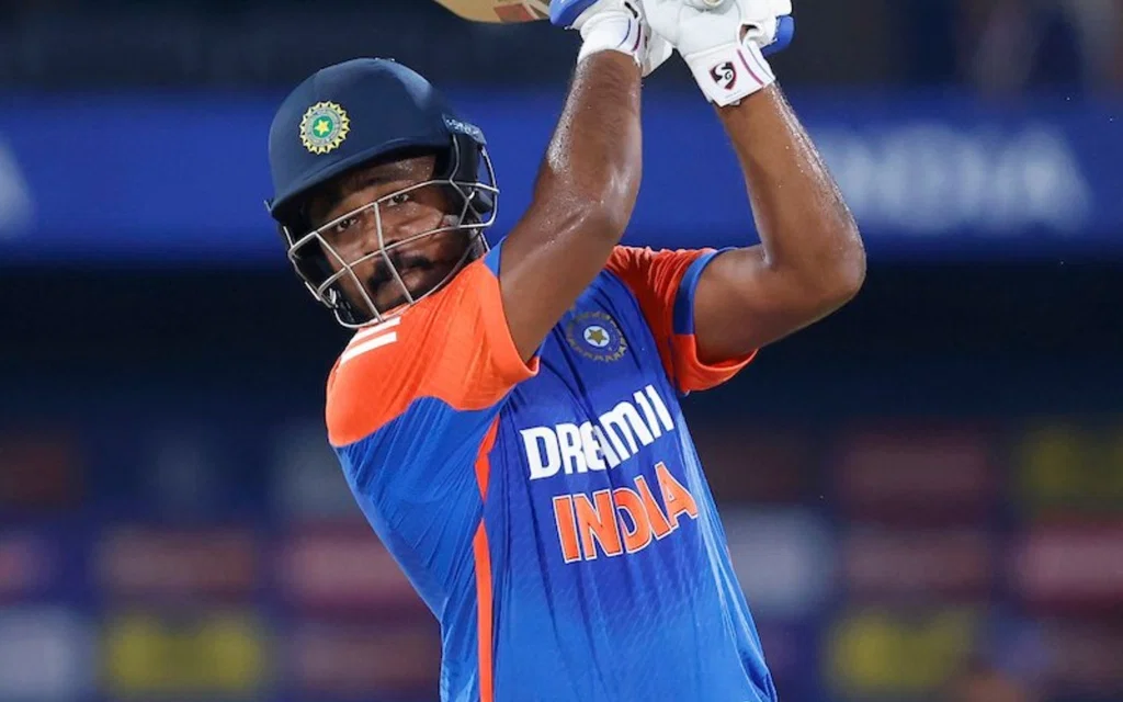 Sanju Samson once took Rishad Hossain to the cleaners [Source: @the_lavkumar/X.com]