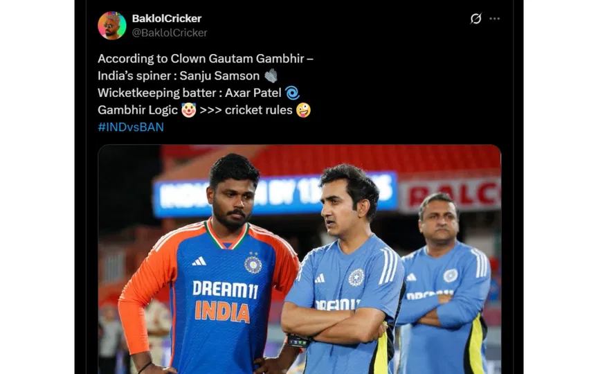 Fan tweet [Source: @BaklolCricker/X.com]