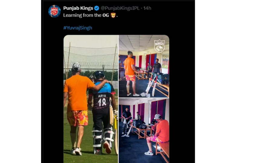 PBKS की पोस्ट [Source: @PunjabKingsIPL/X.com]
