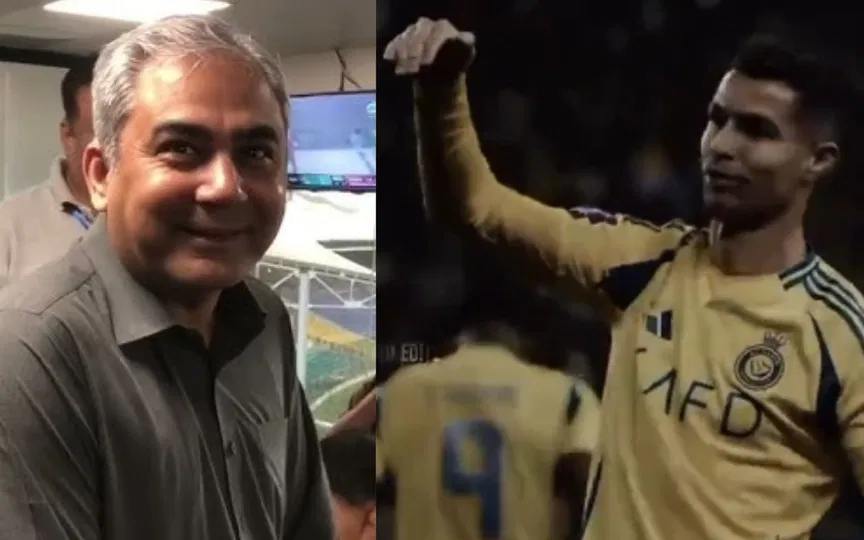 After Haris Rauf, PCB chief Mohsin Naqvi posts Ronaldo meme hinting 6-0 gesture