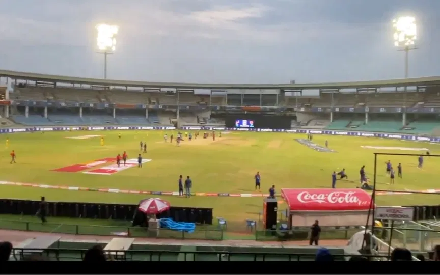 A sanp of ACA–VDCA Cricket Stadium (X.com/@KiranWeatherman)