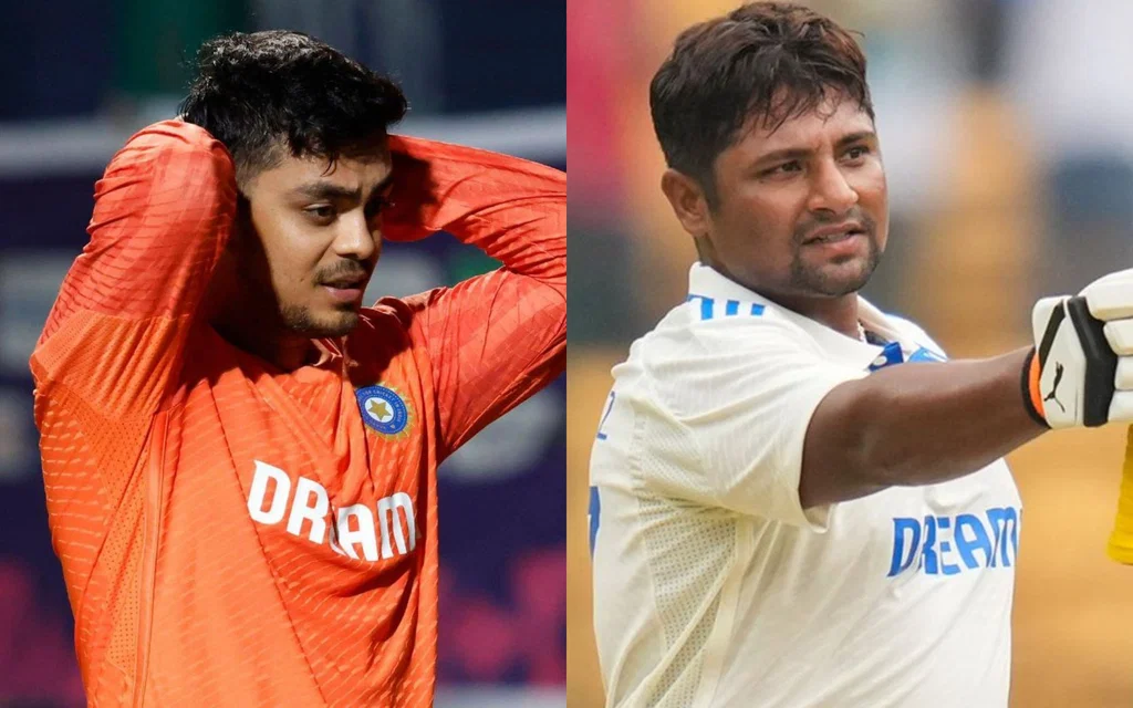 Ishan Kishan, Sarfaraz Khan fail to make Test comeback [Source: @Rajiv1841, @Rajiv1841/X.com]