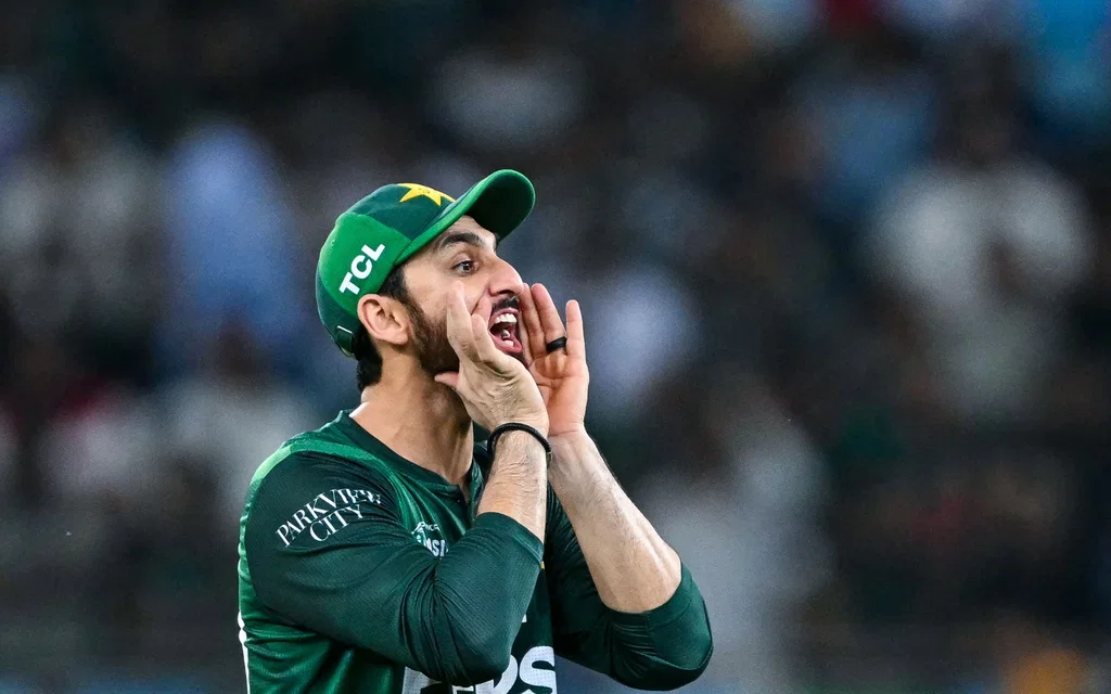 Salman Agha during Bangladesh game [Source: AFP Photos]