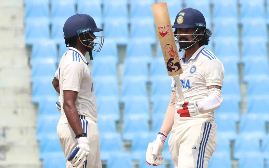 KL Rahul and B Sai Sudharsan (Source:@ABsay_ek,x.com)