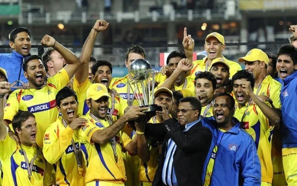 CSK lifts maiden CLT20 trophy [Source: @CricCrazyJohns/X.com]