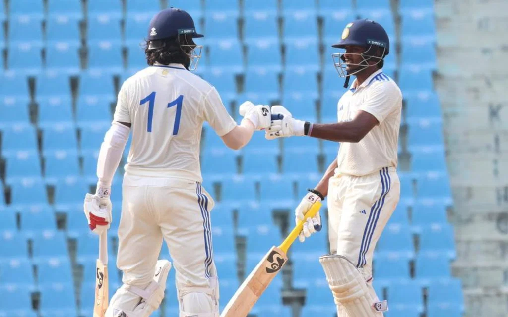 KL Rahul and Sai Sudharsan [Source: @gameof_gory/X.com]