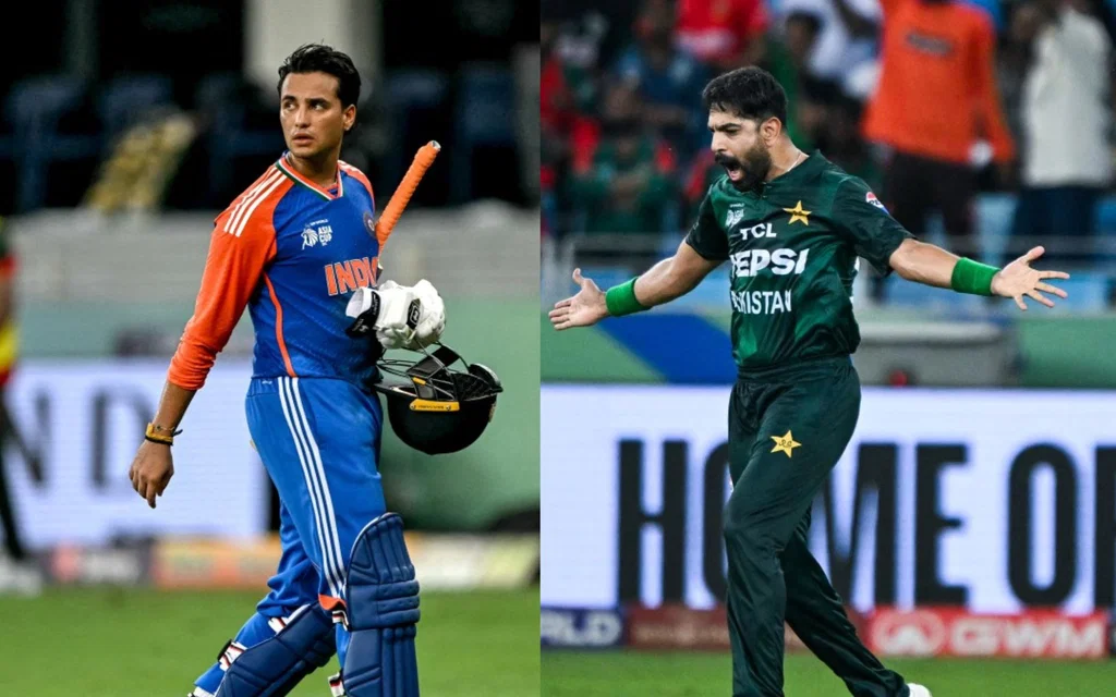 Haris Rauf and Abhishek Sharma - (Source: AFP)