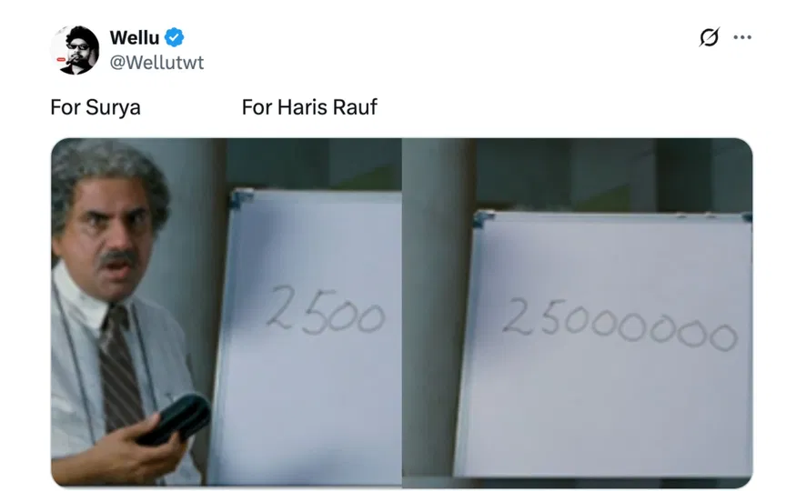 Fan tweet [Source: @Wellutwt/X.com]