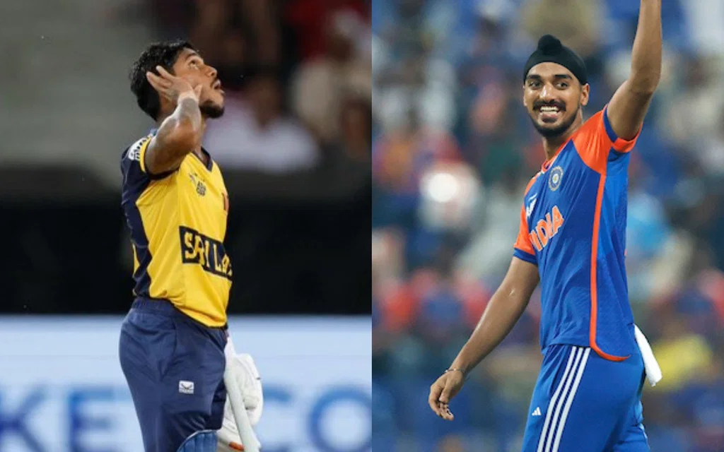 Pathum Nissanka and Arshdeep Singh. [Source - ACC]