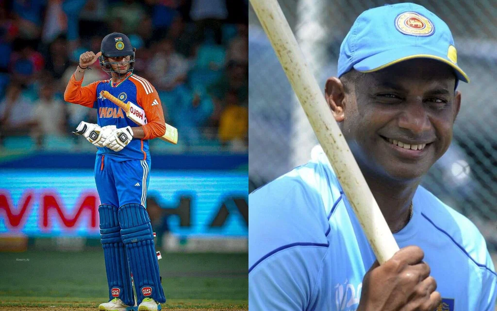 Sanath Jayasuriya On Abhishek Sharma (Source: @ICThardPics/x.com, @OfficialSLC/x.com)