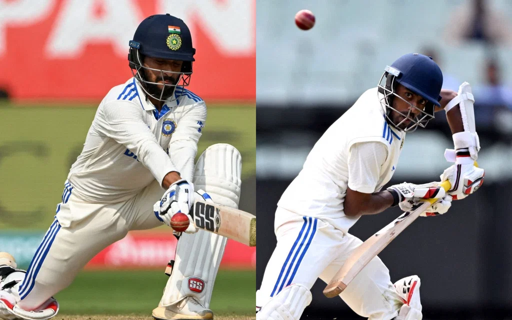 Rajat Patidar and Abhimanyu Easwaran [Source: AFP]
