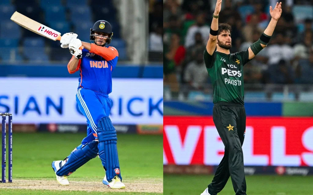 Abhishek Sharma vs Shaheen Afridi (Source:AFP)