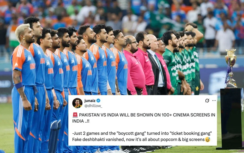 Fans slam PVR for live screening of Ind-Pak final [Source: @CricCrazyJohns, @dhillow_/X.com]