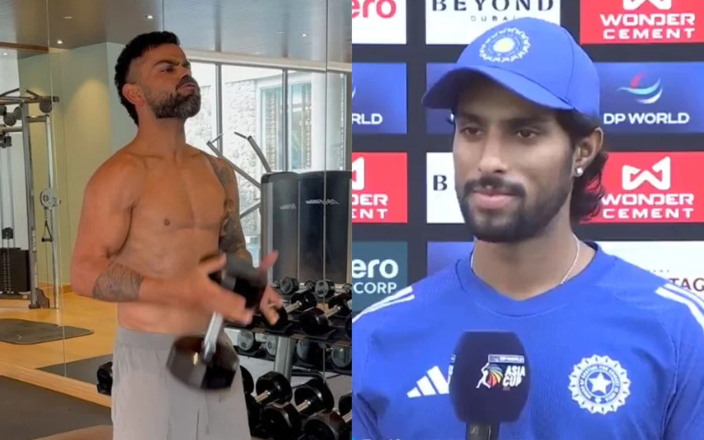 Tilak Varma inspired by Virat Kohli fitness. [Source - SonySports/x.com]